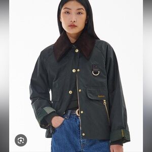 BARBOUR - US 14
Catton Wax Jacket In Black Sage Tartan